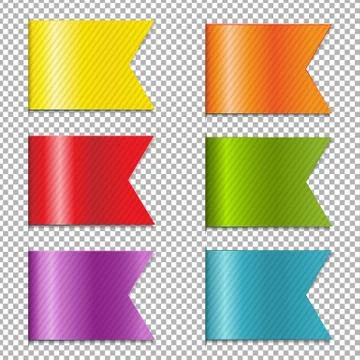 Web Ribbons Collection Stock Illustration