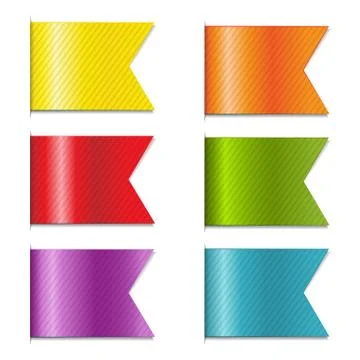 Web ribbons Stock-Illustration