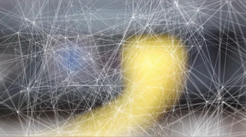 Web router with network overlay Stock Footage 32397667