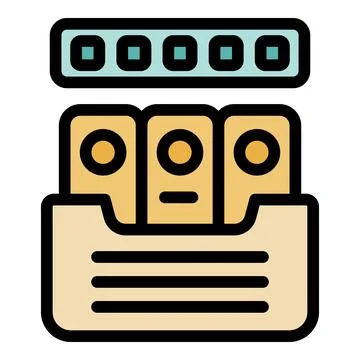 Web safety icon vector flat 스톡 일러스트