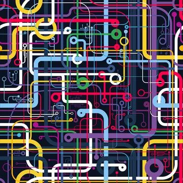 Web A seamless pattern Stock Illustration