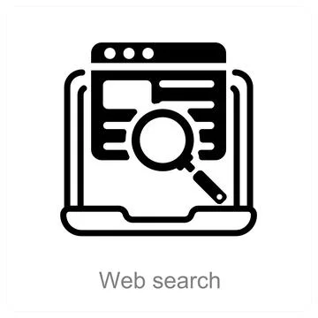 Web search Stock Illustration