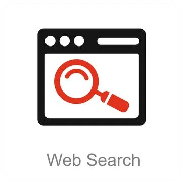 Web Search Stock Illustration