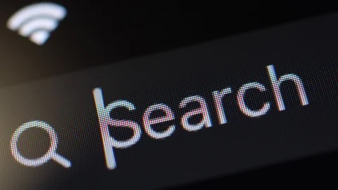 Web search, internet search Stock Footage 126790588
