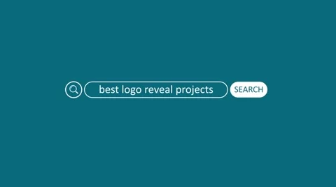 Web Search Logo Reveal 库存 After Effects