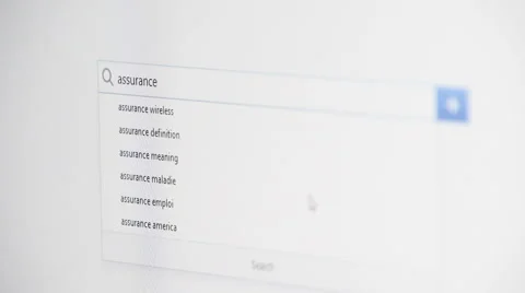 Web searching for ASSURANCE 스톡 동영상 59944040