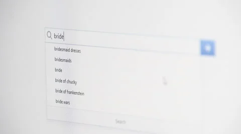 Web searching for BRIDE Stock Footage 59945635