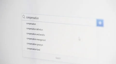 Web searching for COMPENSATION Stock Footage 59945733