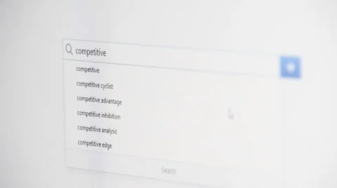Web searching for COMPETITIVE Stock Footage 59945723