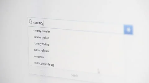Web searching for CURRENCY Stock-Footage 60422323
