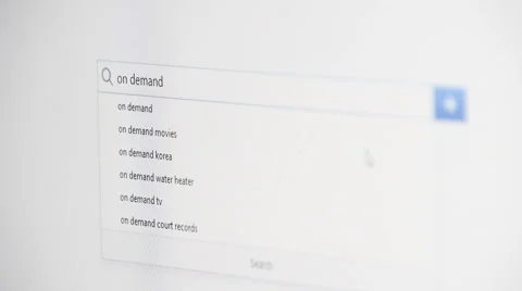 Web searching for ON DEMAND Stock Footage 60422364