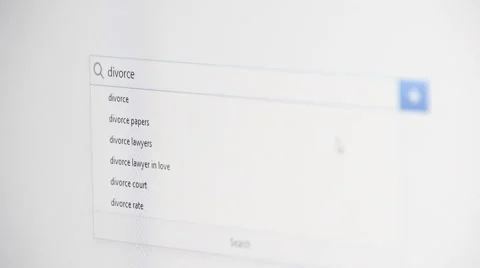 Web searching for DIVORCE Stock Footage 59977035
