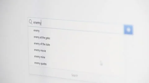 Web searching for ENEMY 스톡 동영상 59977066