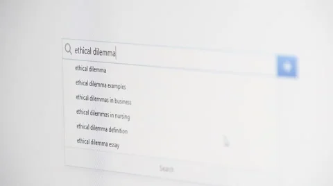 Web searching for ETHICAL DILEMMA 스톡 동영상 59977150