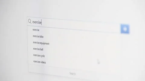 Web searching for EXERCISE Stock Footage 59977166