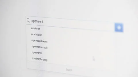 Web searching for EXPERIMENT Stock Footage 59977183