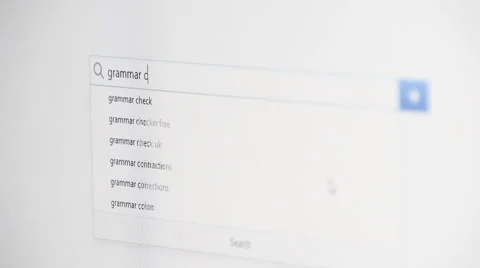Web searching for GRAMMAR CHECK Stock Footage 60116112