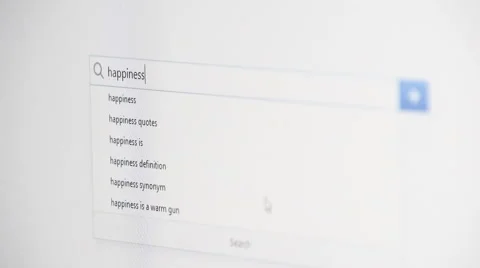 Web searching for HAPPINESS Stock Footage 60116100