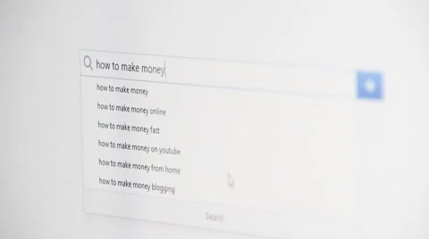 Web searching for HOW TO MAKE MONEY Stock Footage 59977302