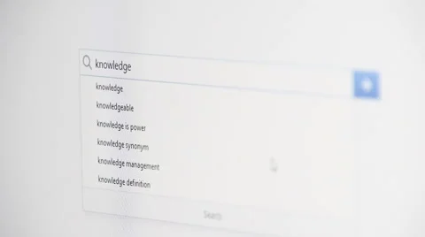 Web searching for KNOWLEDGE Stock Footage 60382100