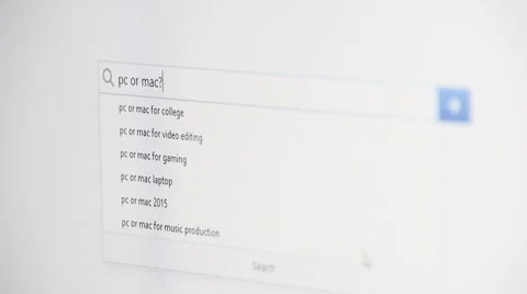 Web searching for PC OR MAC 스톡 동영상 59977372