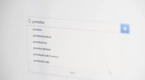 Web searching for PROMOTION Video stock 59977405