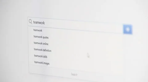 Web searching for TEAMWORK Stock Footage 60116128