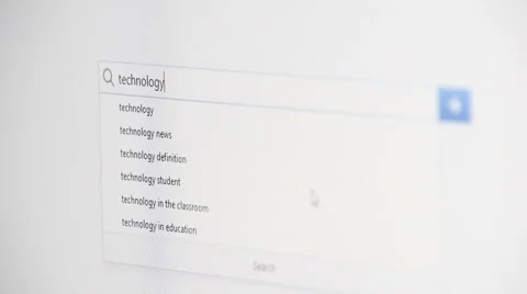 Web searching for TECHNOLOGY Video stock 60116136