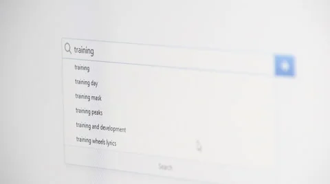 Web searching for TRAINING Stock-Footage 60116142