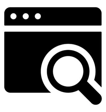 Web Searching Vector Stock Illustration