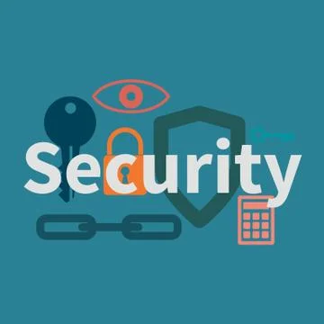 Web security concept Stock Illustration