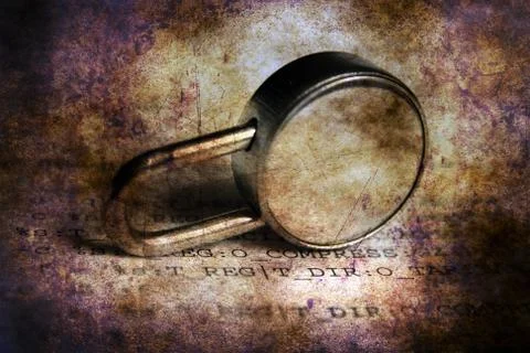Web security grunge concept Stock Photos