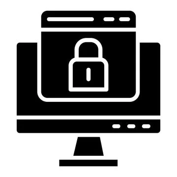 Web security Vector Icon Design Illustration Stock Illustration