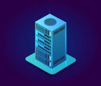 Web server computer Stock-Illustration