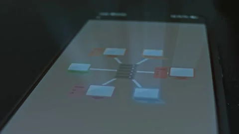 Web Server concept graphic presentation Stock Footage 304524631