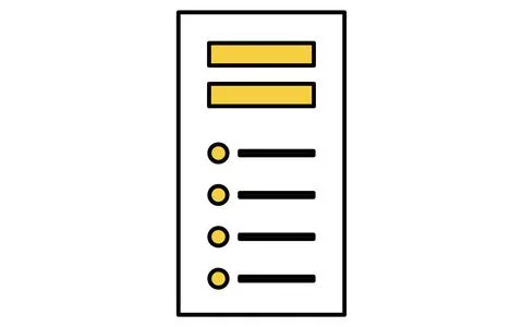 Web server line icon with rectangular hosting device for websites and onlin.. Stock Illustration