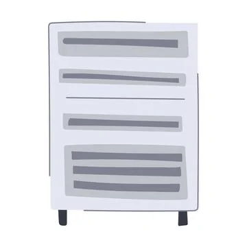 Web server rack cartoon vector illustration Illustrazione stock