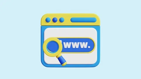 Web Service animated 3d icon. Stock Footage 289453724