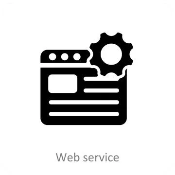 Web Service Stock Illustration