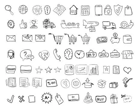 Web-shop Stock Illustration