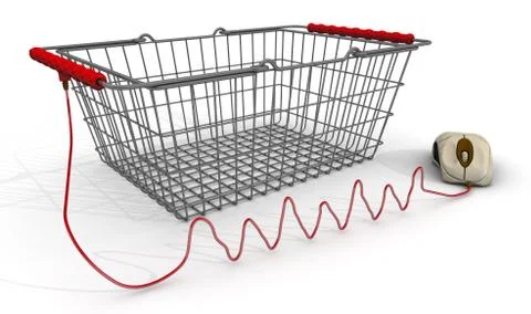 Web shopping Stockillustratie