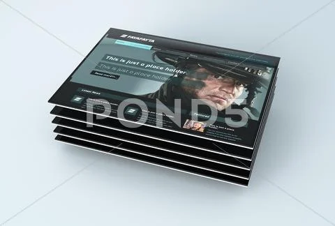Web Showcase Mockup PSD Template