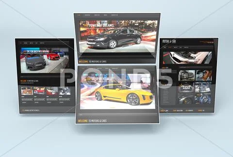 Web Showcase Mockup PSD 템플릿