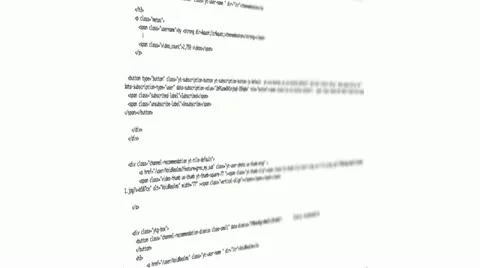 Web site code Video stock 11227659