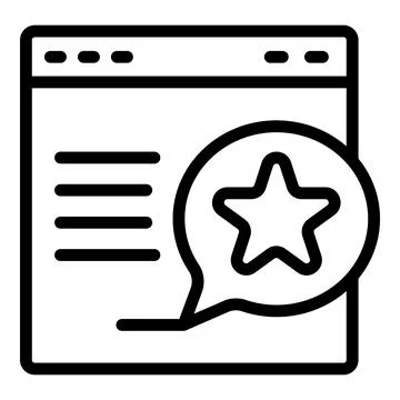 Web site export icon, outline style Stock Illustration
