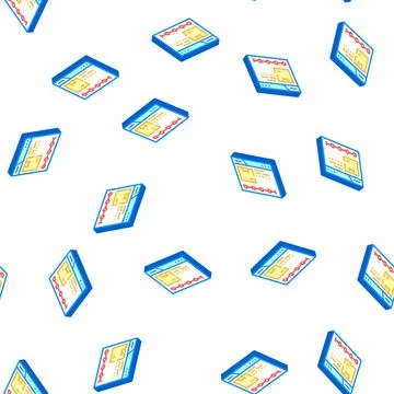 Web site online tracking isometric icon seamless pattern 스톡 일러스트