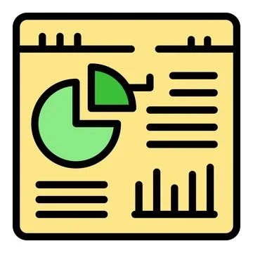 Web site page icon vector flat Stock Illustration