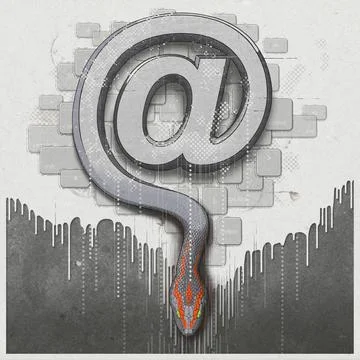 Web Snake Stock Illustration