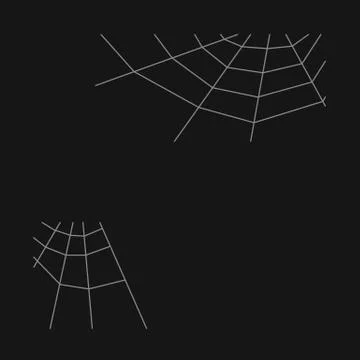 Web spider cobweb Stock Illustration