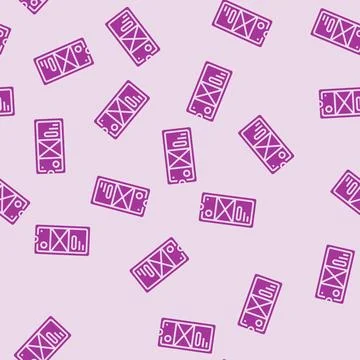Web stories seo glyph seamless pattern Stock Illustration
